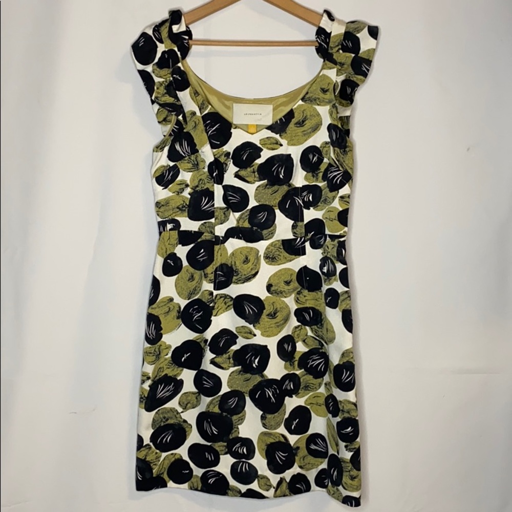 Anthropologie Leifsdottir  Silk Sheath Dress